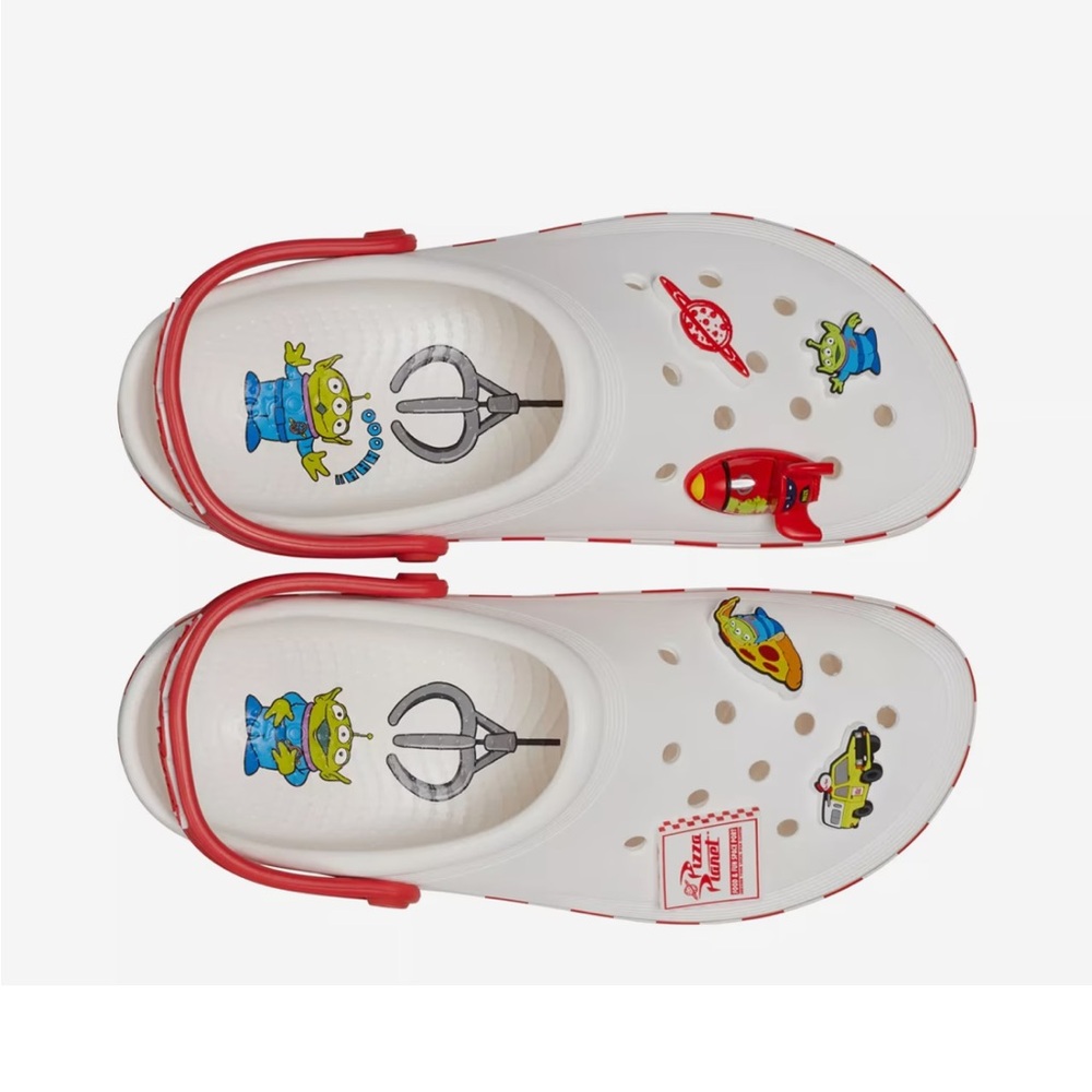 Disney Pizza Planet Toy Story Crocs 8W - Picture 11 of 13